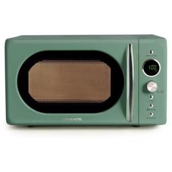 Microondas Retro 20L Grill Digital 900W Verde Salvia