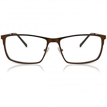 Cuadrado Montuta Completa Metálico Marrón Armazones para Hombre - Gafas Anti-Azules - SmartBuy Collection