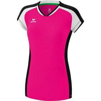 Erima Gandia Women's Short Sleeve Tank Top in Pink Glo / Black / White