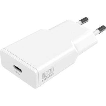 Cargador USB-C GaN 25W Compacto 4smarts Blanco