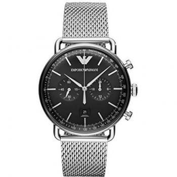 Emporio Armani Reloj Cronógrafo para Hombre de Cuarzo con Correa en Acero Inoxidable AR11104