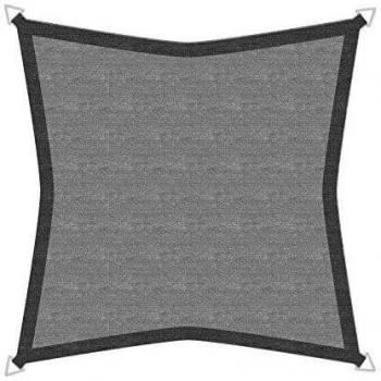 Windhager 10970 - Vela de sombra para patio, 5m cuadrado, color granito