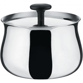 Azucarero Alessi Cha de Acero Inoxidable 210 ml con Acabado Brillante