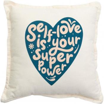 Cojin Mr Wonderful: Self-love is your superpower