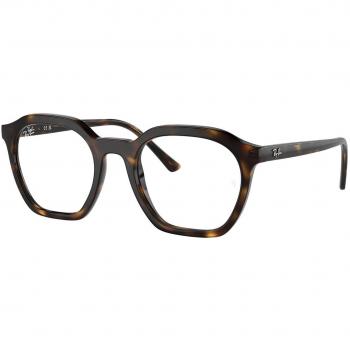 Ray-Ban RX7238 Alice 2012 Unisex Eyeglasses Tortoiseshell Geometric Frame Size 50 with Blue Light Block Available