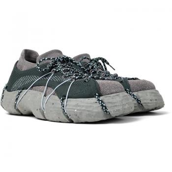 Camper Zapatillas deportivas de mujer Roku modular con cordones, color gris, talla 38