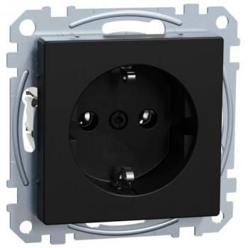 MERTEN ME MEG2301-0403 - System M protective contact socket - type F Ocean Plastic black
