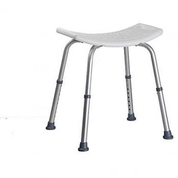 Bath & Shower 8711252257426 Taburete de Ducha Aluminio/plástico Blanco 60,0 x 10,0 x 33,0 cm