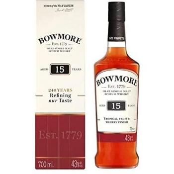 Bowmore 15 Años Whisky Escoces, 700ml