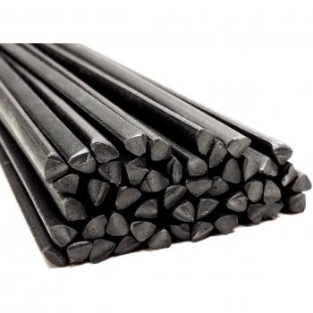 Alambre de soldadura de plástico PP/EPDM 6mm Triangulares Negro 25 barra