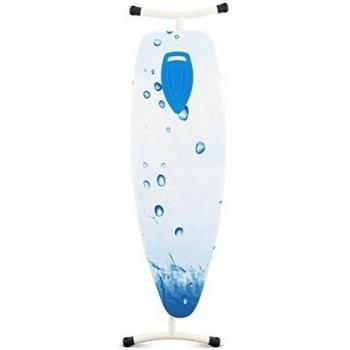 Brabantia 321801 - Mesa de planchar, Esterilla de silicona resistente al calor, Estructura Blanco Puro,