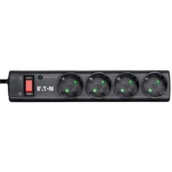 Eaton Protection Strip 4 DIN - Socket strip, 4-way, lightning/surge protection