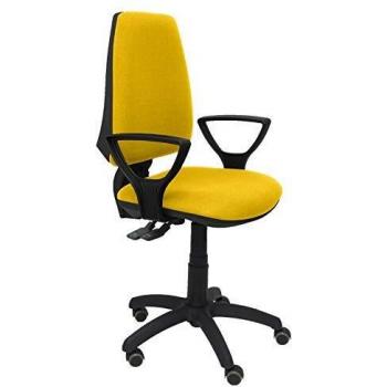 Piqueras y Crespo Silla Elche CP Bali Naranja Brazos Regulables Rue Oficina, Tela, 109x46x46 cm