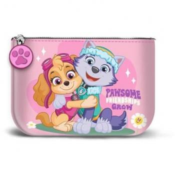 Monedero Cuadrado Pequeño La Patrulla Canina Rosa 10 x 7 cm