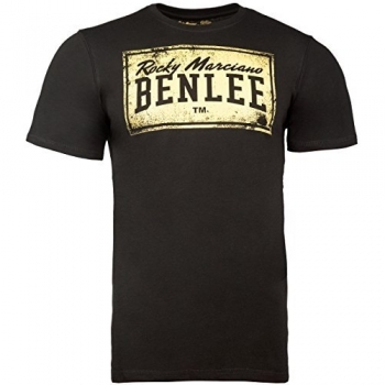 Benlee Boxlabel Regular Fit T-Shirt - Black/Yellow, XL