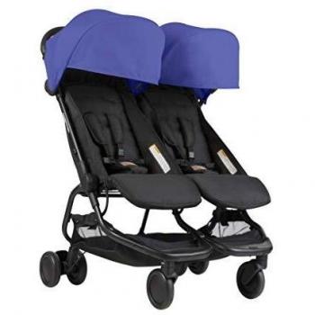 Mountain buggy Nano Duo v1 de gemelos, carrito – Nautical Azul