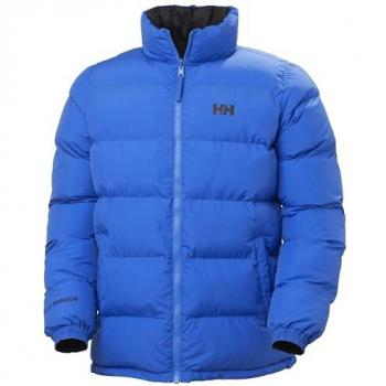 Helly Hansen Yu 23 Reversible Puffer Jacket for Men - Electric Blue/Black - XXL