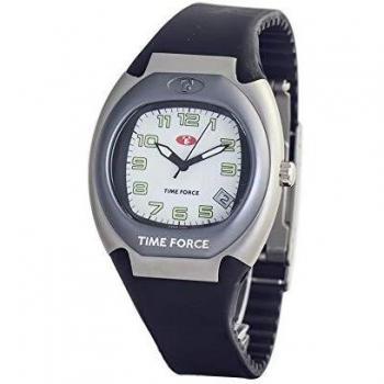 TIME FORCE Unisex Adult Analogue Quartz Watch with Rubber Strap TF1692J-01