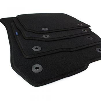 NUEVO. Pie alfombrillas Audi A3 S3 8L terciopelo Original de Calidad S Line Auto Alfombra 4 piezas Negro Redondo