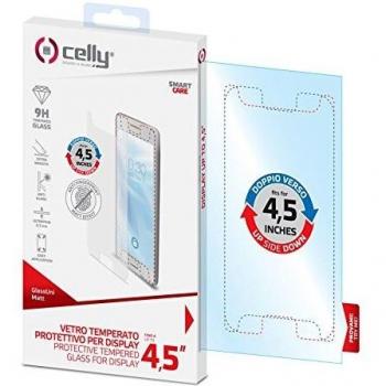Protector de Pantalla de Vidrio Templado Universal Mate para Smartphone hasta 4.5