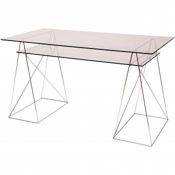 Office Cristales - Juego de 2 cristales color transparente para salón,escritorio,despacho,estudio,habitación juvenil,ideal teletrabajo. Caballetes a comprar aparte