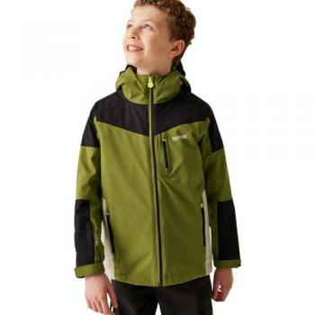 Regatta Boys 3-in-1 Waterproof Trekktain Jacket Nephrite Green/Black, Size: 3-4 Years
