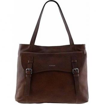 Bolso piel grabada