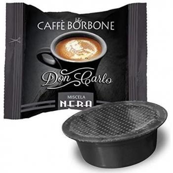Caffè Borbone Nera - Lavazza a Modo Mio 50 Compatible cápsulas de café Espresso Italiano Made in Nápoles