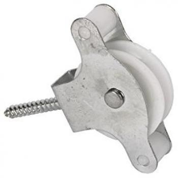 Polea con Tirafondo 40 mm - Pack de 12 Unidades