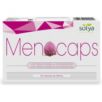 Sotya Menocaps 30 Cápsulas con Flavonoides y Antioxidantes para la Menopausia y Protección Cardiovascular