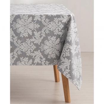 Producto: GAMUSI Mantel antimanchas jacquard Dama gris
