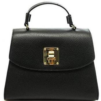 Mariquita bolso mujer ágata grano piel Negro Talla única