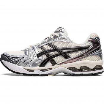 Asics Gel-Kayano 14 Men's Sneakers - White/Black - Size 42 - Synthetic