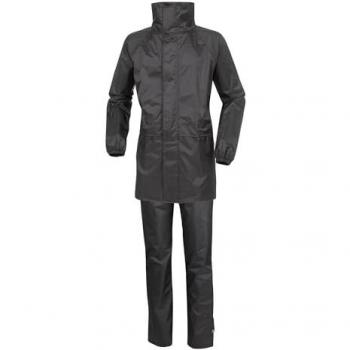 Completo Antipioggia Tucano Urbano Diluvio Start Negro S - Chaqueta y Pantalones Impermeables, Unisex, Compacto, Antiviento