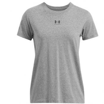 Under Armour Women's Off Campus Core Short Sleeve T-Shirt - Gray - XL