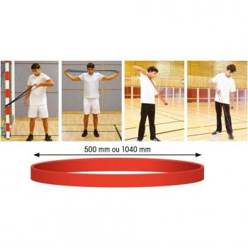Tremblay 500x13x4.5 mm Elastic Resistance Band - Unisex Red