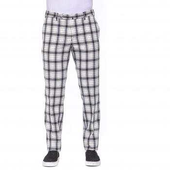 PT Torino Black/White Cotton Jeans & Pant - IT54 | XXL