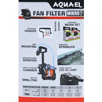 Aquael Filtro Interno Fan Plus 1 - Eficiente y Regulador de Caudal