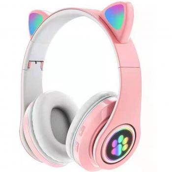 Auriculares inalámbricos Bluetooth para niños y niñas, audífonos plegables HiFi con cancelación de ruido y tarjeta TF