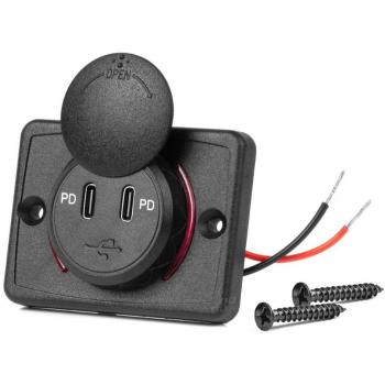 Cargador de coche para móvil AMiO 04232 con puerto USB y carga rápida