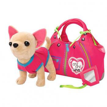 Chi Chi Love - Peluche con Bolso, Color Rosa / Verde