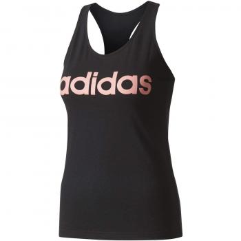 adidas Ess Li Sli Tank Camiseta, Mujer, Negro