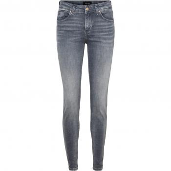 Vero Moda Women's Slim Fit Jeans VMLUX in Medium Grey Denim, Size XS/L32