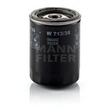 Original MANN-FILTER Filtro de aceite W 713/36 – Para automóviles