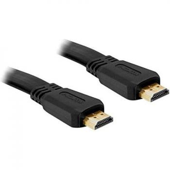 Cable HDMI de Alta Velocidad con Ethernet Plano 3m Tipo A - Negro