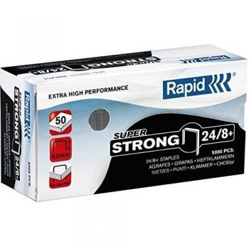 Rapid SuperStrong 24/8+ - Caja de 5000 grapas