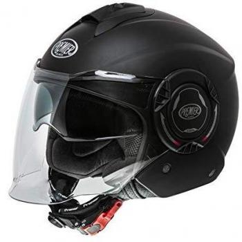 Casco de Moto Premier Cool U9Bm Negro Mat, Negro, S