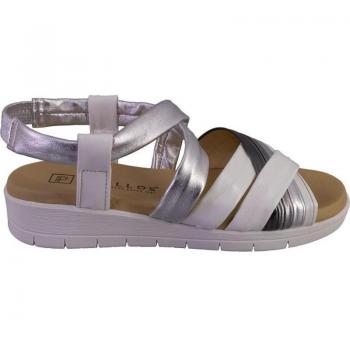 Sandalias de mujer PITILLOS 5552 PIEL PLATA
