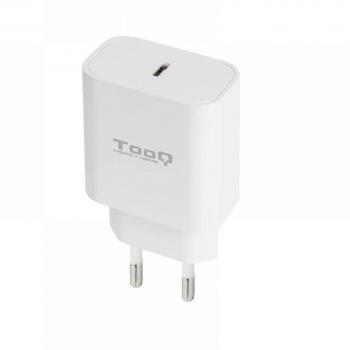 TooQ TQWC-PDUSBC20W Cargador de Pared USB-C PD 20W Blanco