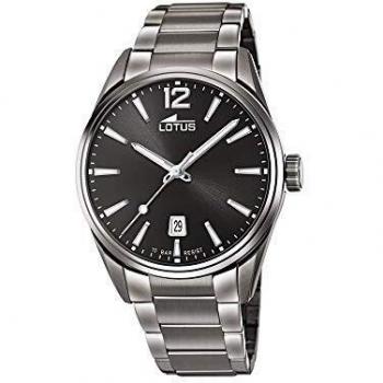 Lotus Mens Analogue Quartz Watch with Stainless Steel Strap 18684/1